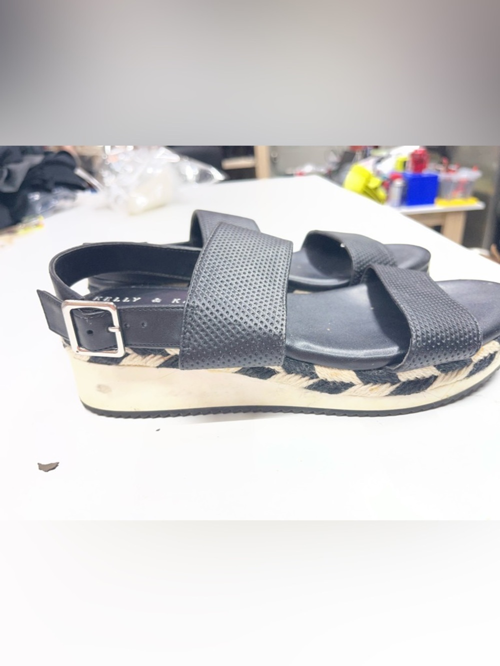 Kelly & Katie Poliana espadrille wedge sandals - Picture 5 of 6